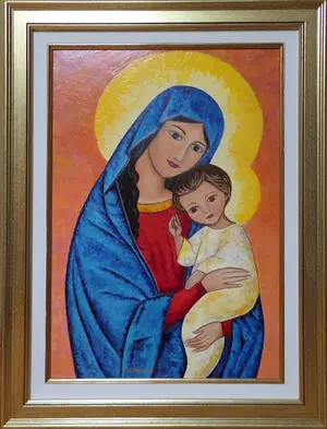 La Vierge et l'enfant-2